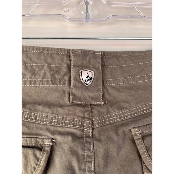 Kuhl Women's Splash Roll Up Hiking Convertible Cargo Pants/Capris‎ Green 6 Short - Picture 9 of 12